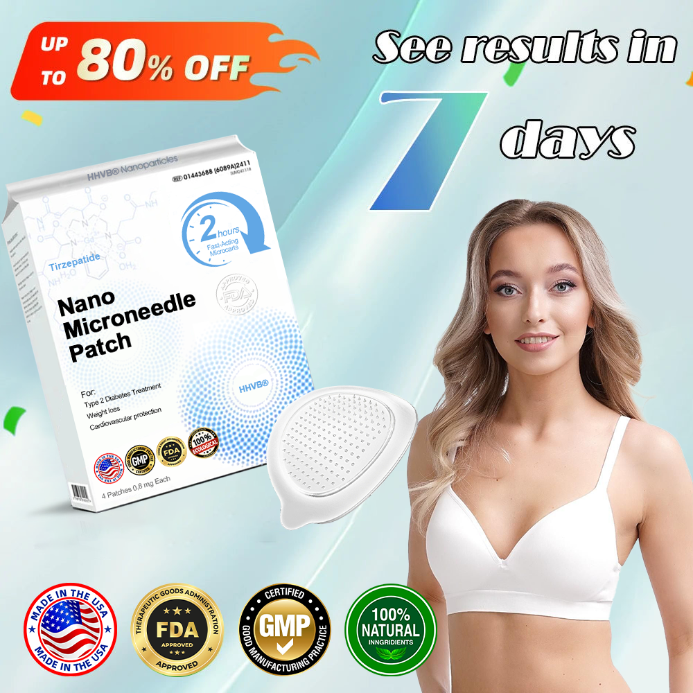 【Last Day Promotion 60% OFF👩‍⚕️】𝐇𝑯𝑽𝐁® 𝙉𝙄𝘿𝘿𝙆-𝙏𝙞𝙧𝙯𝙚𝙥𝙖𝙩𝙞𝙙𝙚 𝙉𝙖𝙣𝙤 𝙈𝙞𝙘𝙧𝙤𝙣𝙚𝙚𝙙𝙡𝙚 𝙋𝙖𝙩𝙘𝙝 🇺🇸🧀（Zero Pain, 24/7 Release | Lose 20lbs FAST | 90% Sugar Drop | ）
